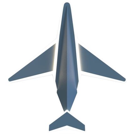 Zuma Line - LED Dæmpbar væglampe til børn LED/24W/230V airplane