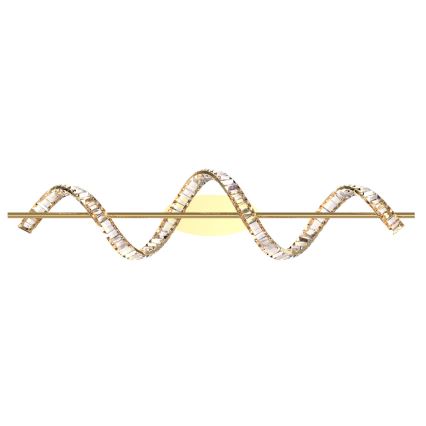 Zuma Line - LED dæmpbar krystal lysekrone på stang LED/24,5W/230V 2700-6000K + fjernbetjening