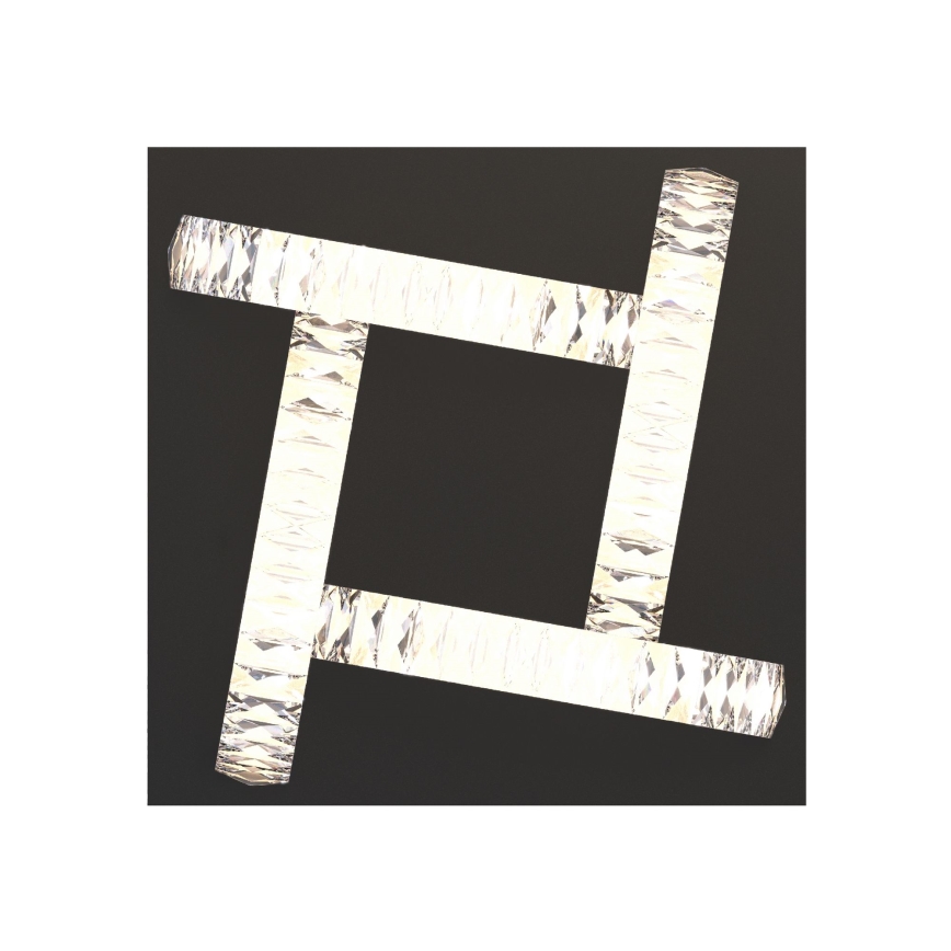 Zuma Line - LED Loftlampe i krystal dæmpbar LED/23,5W/230V 2700-6000K sort + fjernbetjening