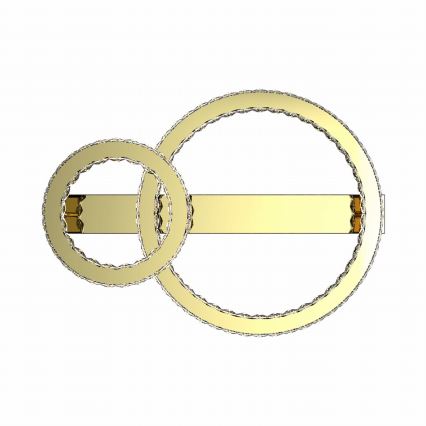 Zuma Line - Dæmpbar LED-loftlampe LED/36W/230V guld