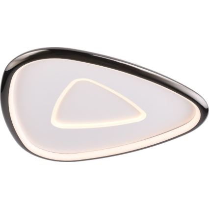 Zuma Line - LED loftlampe dæmpbar LED/27W/230V 3000K sort skinnende krom