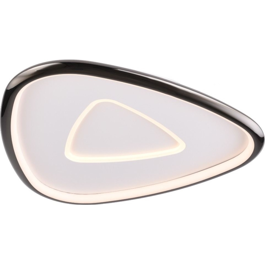 Zuma Line - LED loftlampe dæmpbar LED/27W/230V 3000K sort skinnende krom