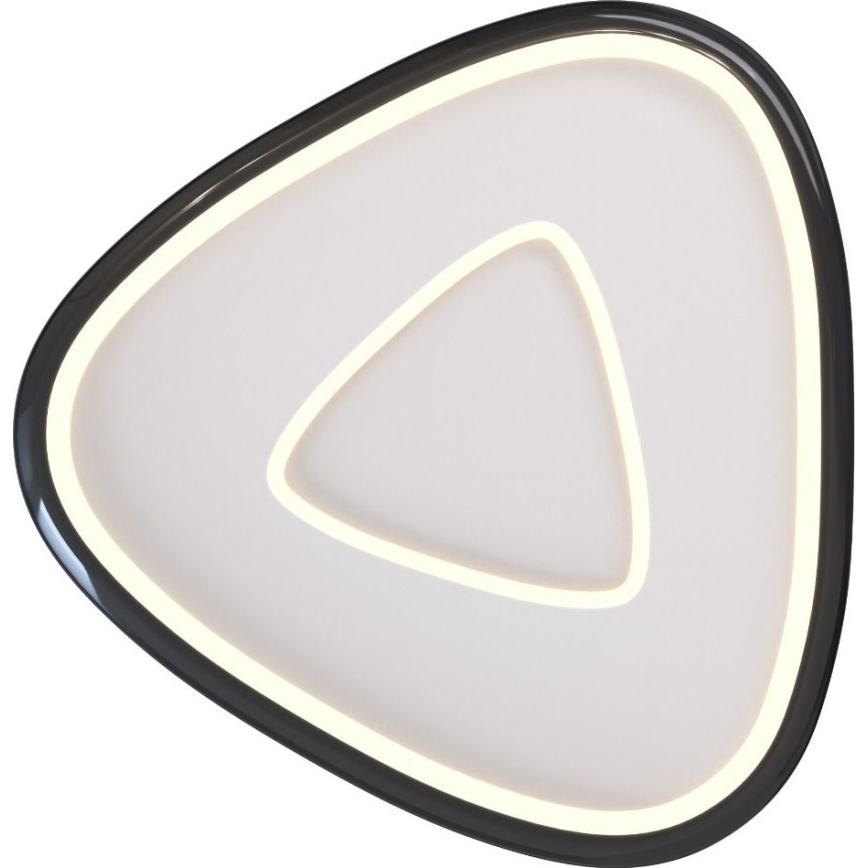 Zuma Line - LED loftlampe dæmpbar LED/27W/230V 3000K sort skinnende krom