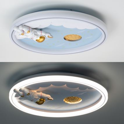 Zuma Line - LED Dæmpbar dětské Loftlampe LED/42W/230V 3000/5700K astronaut