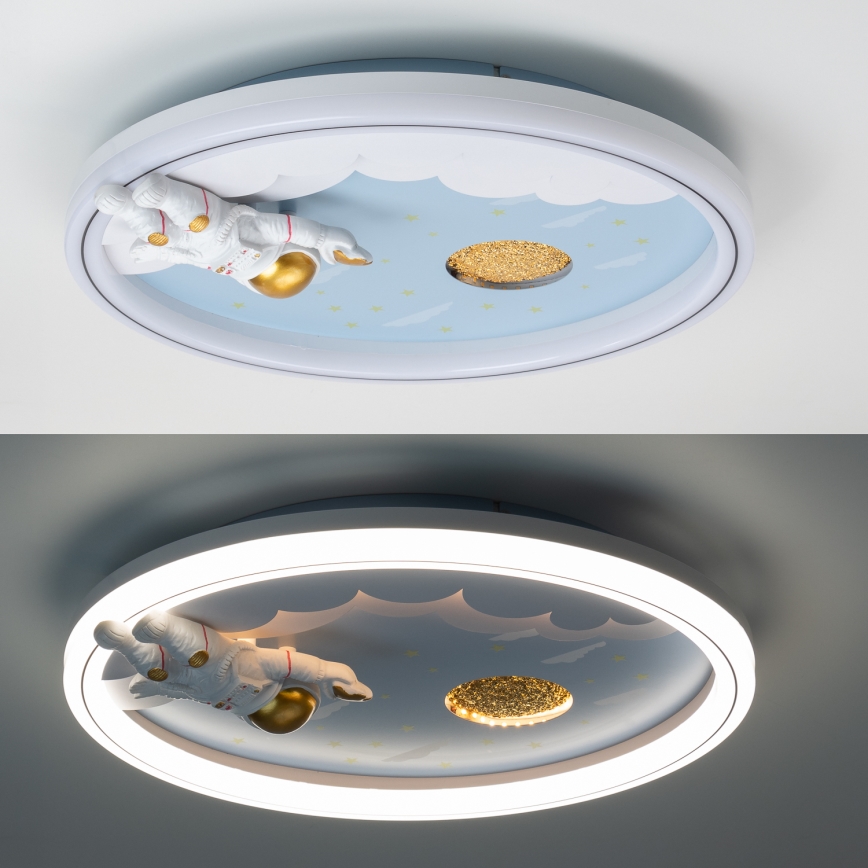 Zuma Line - LED Dæmpbar dětské Loftlampe LED/42W/230V 3000/5700K astronaut