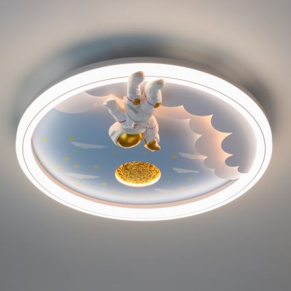 Zuma Line - LED Dæmpbar dětské Loftlampe LED/42W/230V 3000/5700K astronaut
