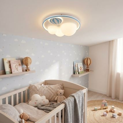 Zuma Line - LED Dæmpbar children's loft lys LED/42W/230V 3000/5700K blå