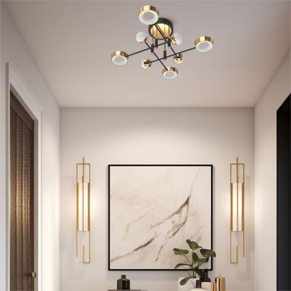 Zuma Line - LED dæmpbar overflademonteret loftlampe LED/60W/230V guld/sort