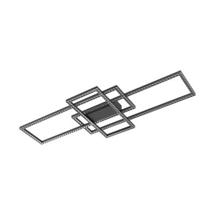 Zuma Line - LED Loftlampe i krystal dæmpbar LED/52W/230V 2700-6000K sort + fjernbetjening