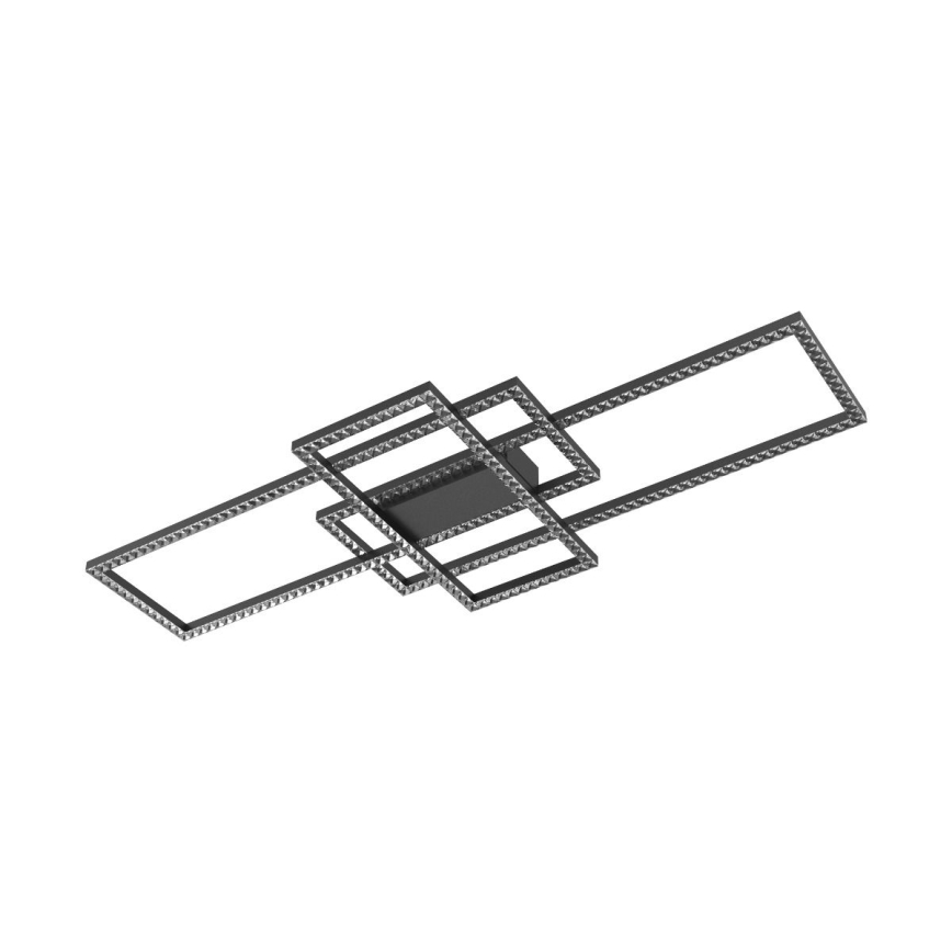 Zuma Line - LED Loftlampe i krystal dæmpbar LED/52W/230V 2700-6000K sort + fjernbetjening