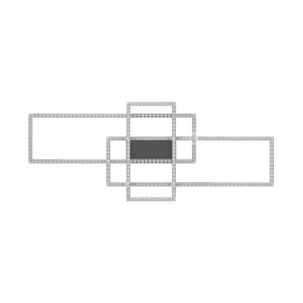 Zuma Line - LED Loftlampe i krystal dæmpbar LED/52W/230V 2700-6000K sort + fjernbetjening