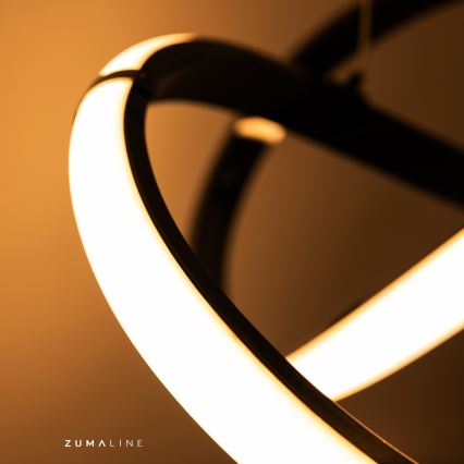 Zuma Line - LED loftlampe dæmpbar LED/44W/230V sort/guldfarvet