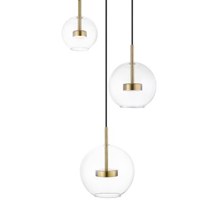 Zuma Line - LED pendel 3xLED/5W/230V guldfarvet