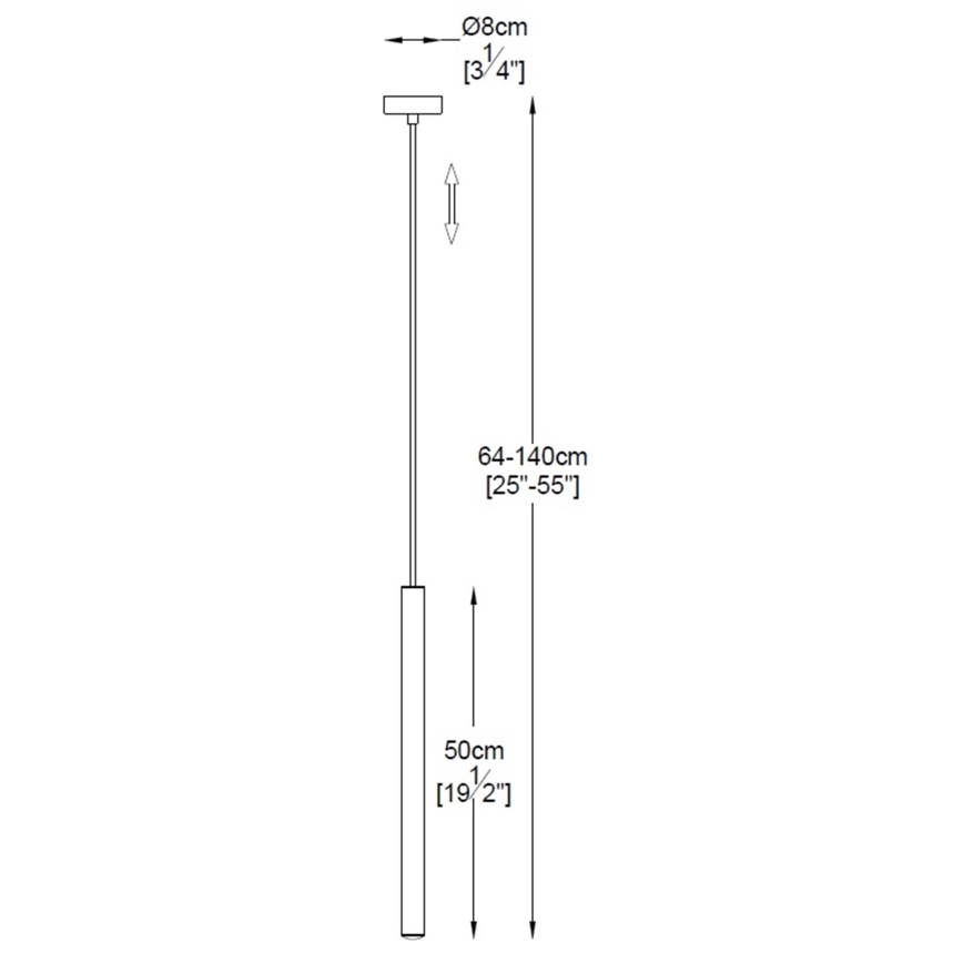 Zuma Line - LED pendel LED/5W/230V