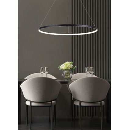 Zuma Line - LED pendel LED/40W/230V 3000/4000/6000K diameter 90 cm sort