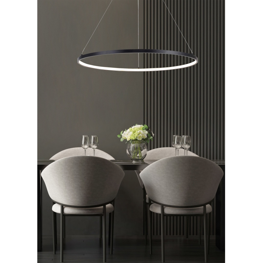 Zuma Line - LED pendel LED/40W/230V 3000/4000/6000K diameter 90 cm sort