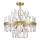 Zuma Line - Pendel i krystal 8xG9/28W/230V diameter 50 cm guldfarvet