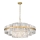 Zuma Line - Pendel med kædeophæng 16xG9/28W/230V diameter 80 cm guldfarvet