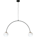 Zuma Line - Pendel med wireophæng 2xE14/10W/230V sort
