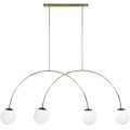 Zuma Line - Pendel på kabel 4xE14/10W/230V guld