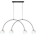 Zuma Line - Pendel på kabel 4xE14/10W/230V, sort