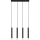 Zuma Line - Pendel på wire 4xG9/5W/230V sort