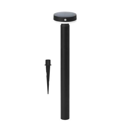 Zuma Line - LED solcellelampe med bevægelsessensor LED/4,5W/2000 mAh IP44 sort
