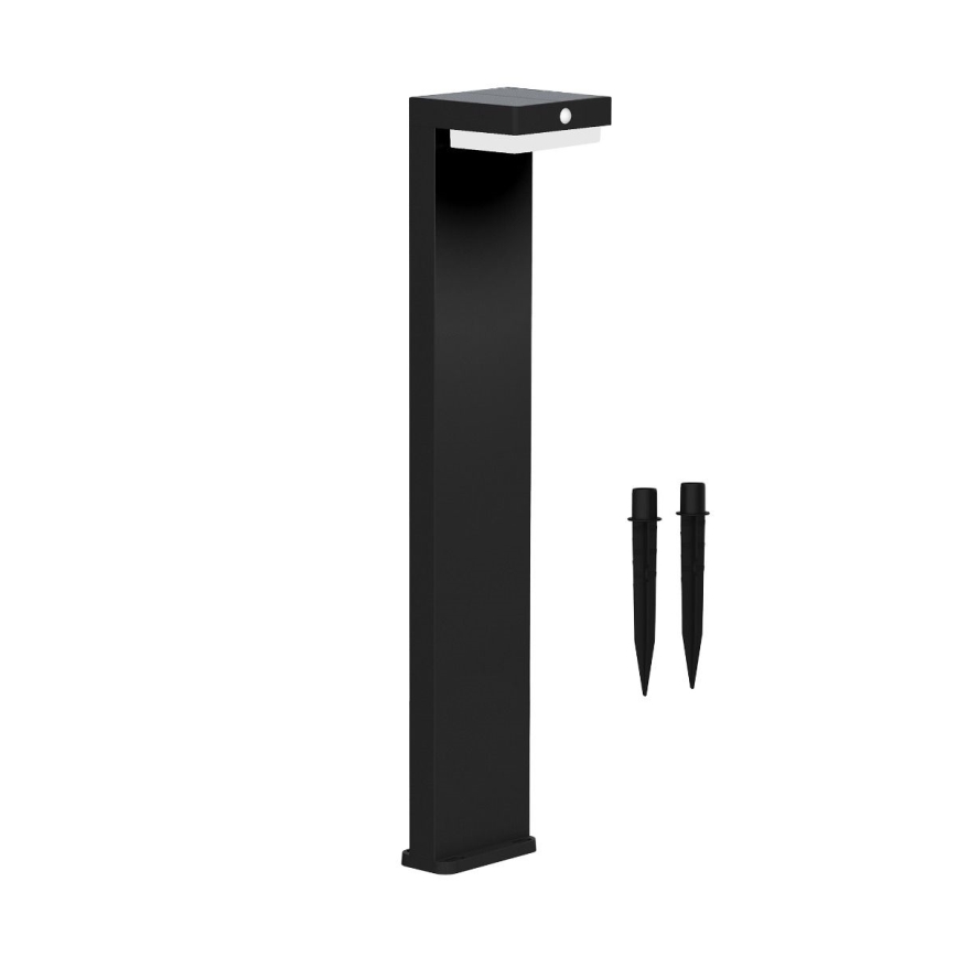 Zuma Line - LED solcellelampe med bevægelsessensor LED/4,5W/2000 mAh IP44 sort