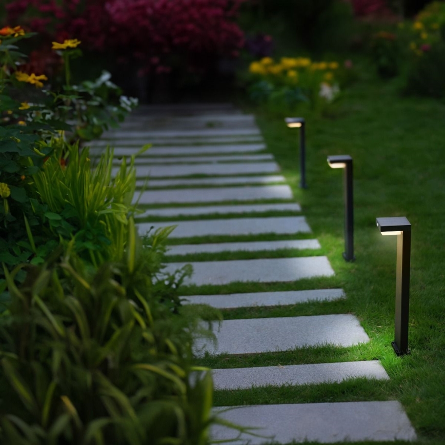Zuma Line - LED solcellelampe med bevægelsessensor LED/4,5W/2000 mAh IP44 sort