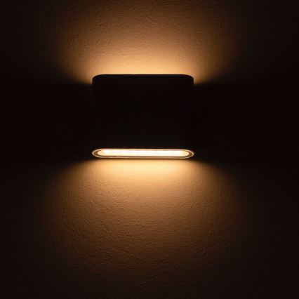 Zuma Line - Udendørs LED væglampe LED/12W/230V IP65 sort