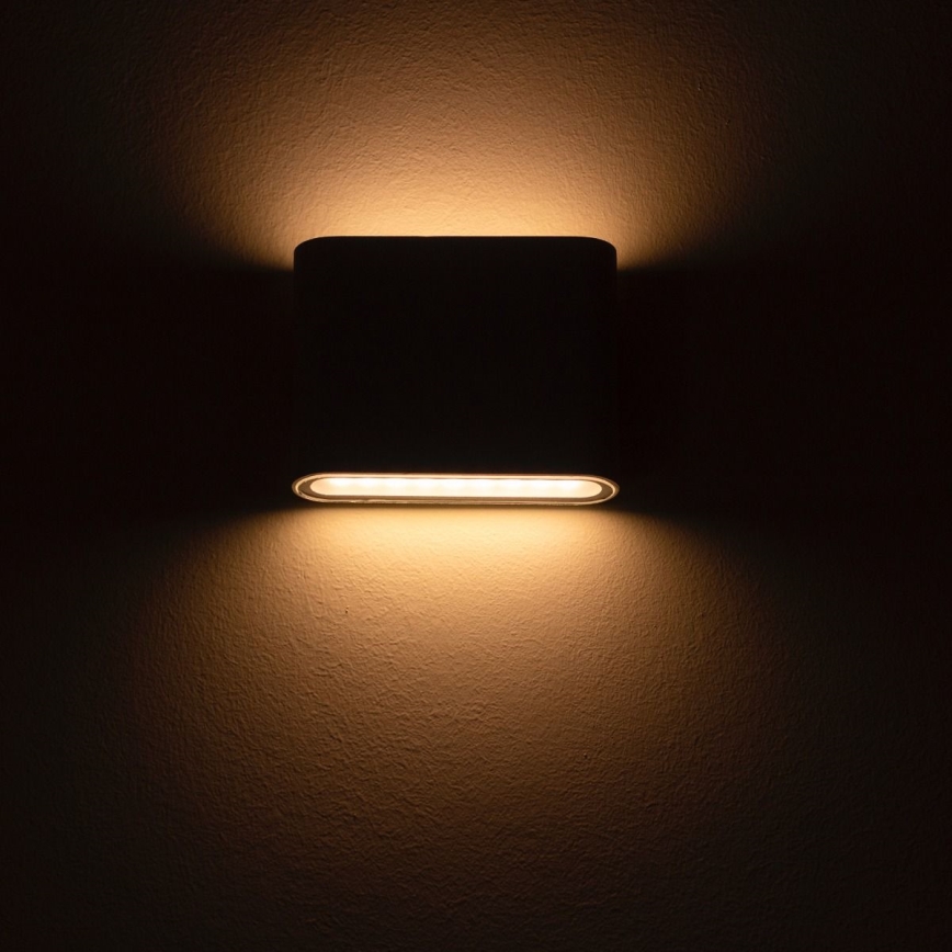 Zuma Line - Udendørs LED væglampe LED/12W/230V IP65 sort