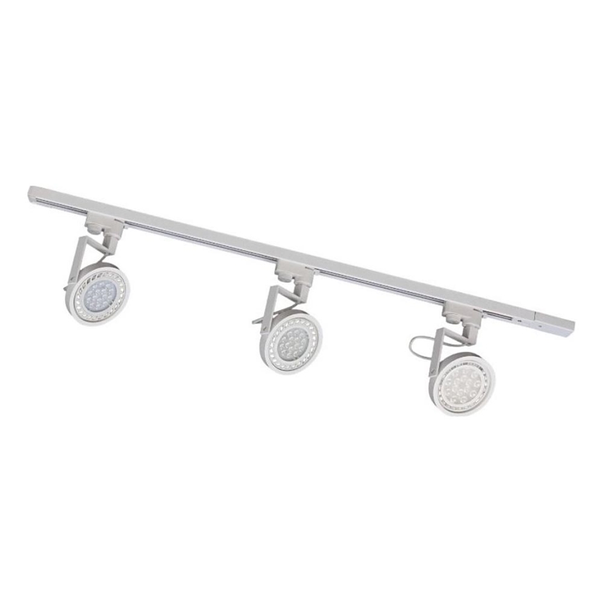 Zuma Line - Skinnespot til skinnesystem 3xGU10/15W/230V hvid