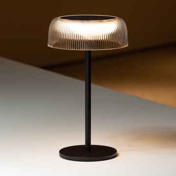Zuma Line - Soldrevet LED bordlampe dæmpbar og genopladelig LED/2,5W/2000 mAh IP44 sort
