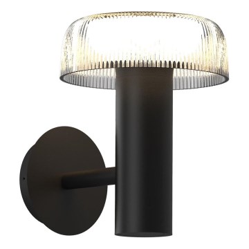 Zuma Line - Soldrevet LED væglampe LED/2,5W/2000 mAh IP44 sort