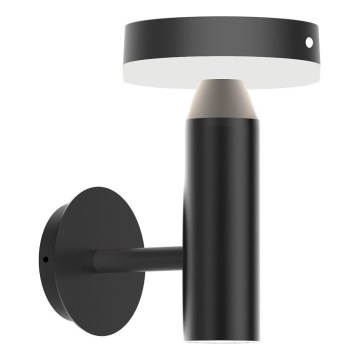 Zuma Line - Soldrevet LED væglampe med bevægelsessensor LED/4,5W/2000 mAh IP44 sort