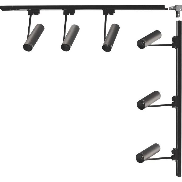 Zuma Line - Spotarmatur til skinnesystem 6xGU10/35W/230V sort
