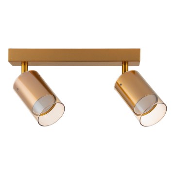 Zuma Line - Spotlampe 2xGU10/50W/230V guldfarvet
