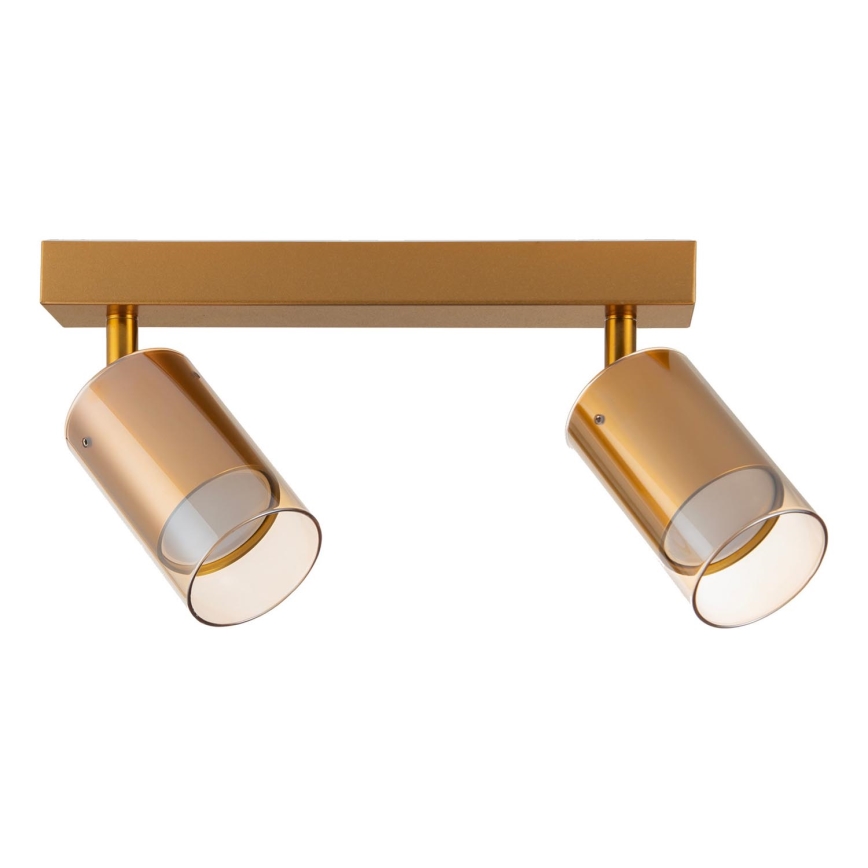 Zuma Line - Spotlampe 2xGU10/50W/230V guldfarvet