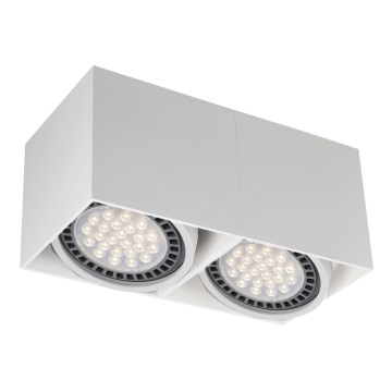 Zuma Line - Spotlampe 2xGU10-ES111/15W/230V hvid