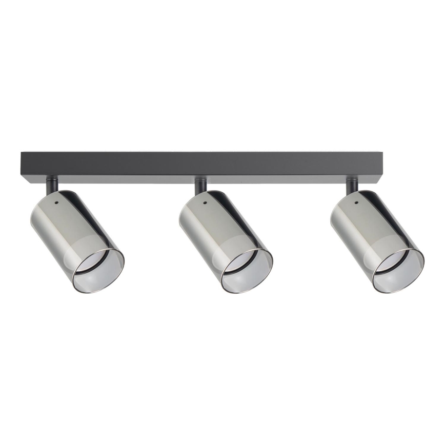 Zuma Line - Spotlampe 3xGU10/50W/230V sort/grå