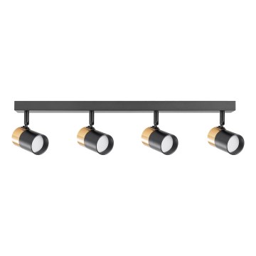 Zuma Line - Spotlampe 4xGU10/50W/230V sort/guldfarvet