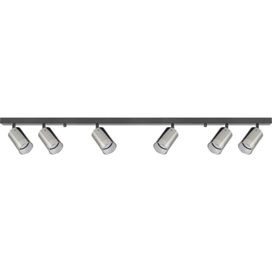 Zuma Line - Spotlampe 6xGU10/50W/230V sort/grå