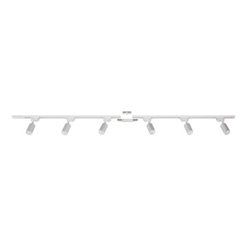 Zuma Line - Spotlampe i skinnesystem 6xGU10/35W/230V hvid