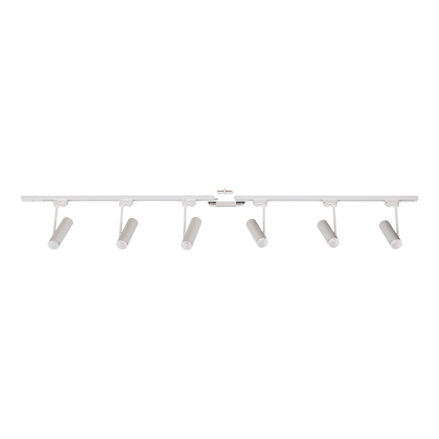 Zuma Line - Spotlampe i skinnesystem 6xGU10/35W/230V hvid