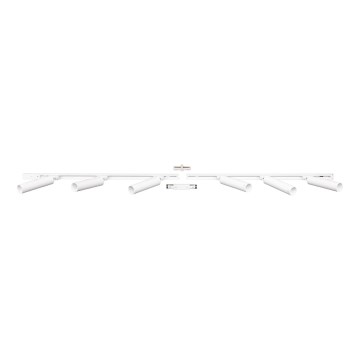 Zuma Line - Spotlampe i skinnesystem 6xGU10/35W/230V hvid