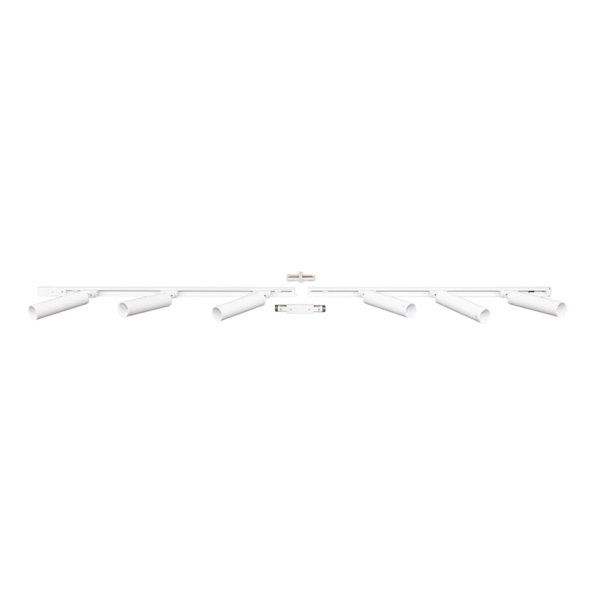 Zuma Line - Spotlampe i skinnesystem 6xGU10/35W/230V hvid