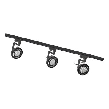 Zuma Line - Spotlight i skinnesystem 3xGU10/15W/230V sort