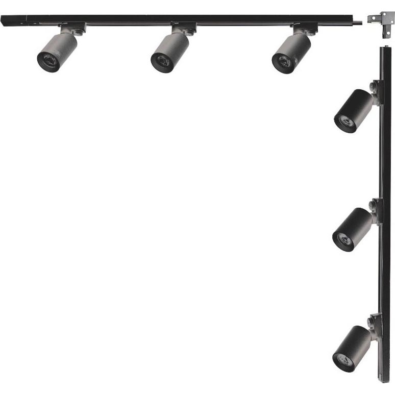 Zuma Line - Spotlys i 6xGU10/35W/230V skinnesystem sort