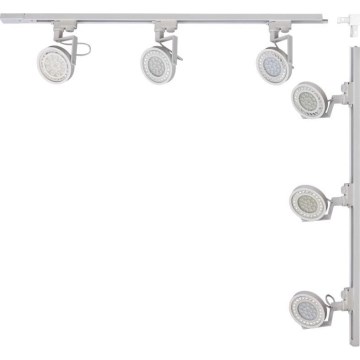 Zuma Line - Spotlys i skinnesystemet 6xGU10/15W/230V hvid