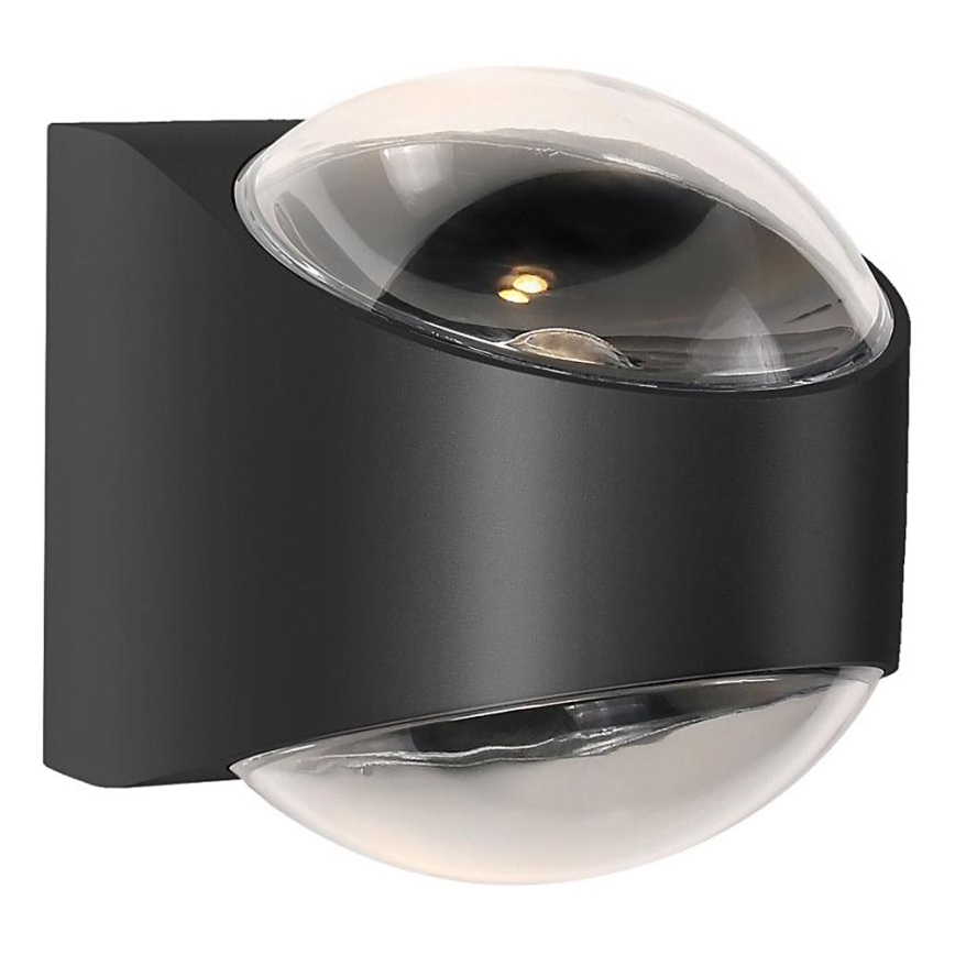 Zuma Line - Udendørs LED væglampe LED/12W/230V IP65 sort
